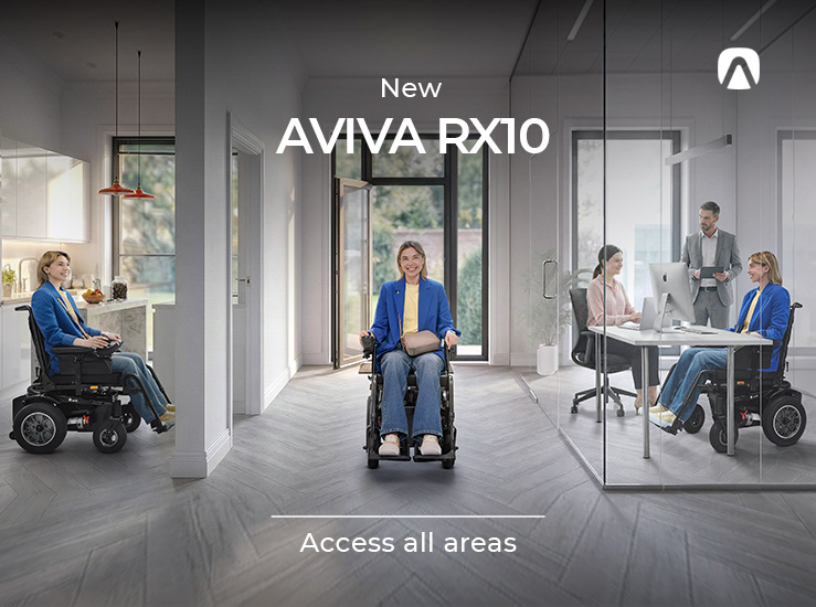 AVIVA RX10 adds a compact rear-wheel-drive powerchair option