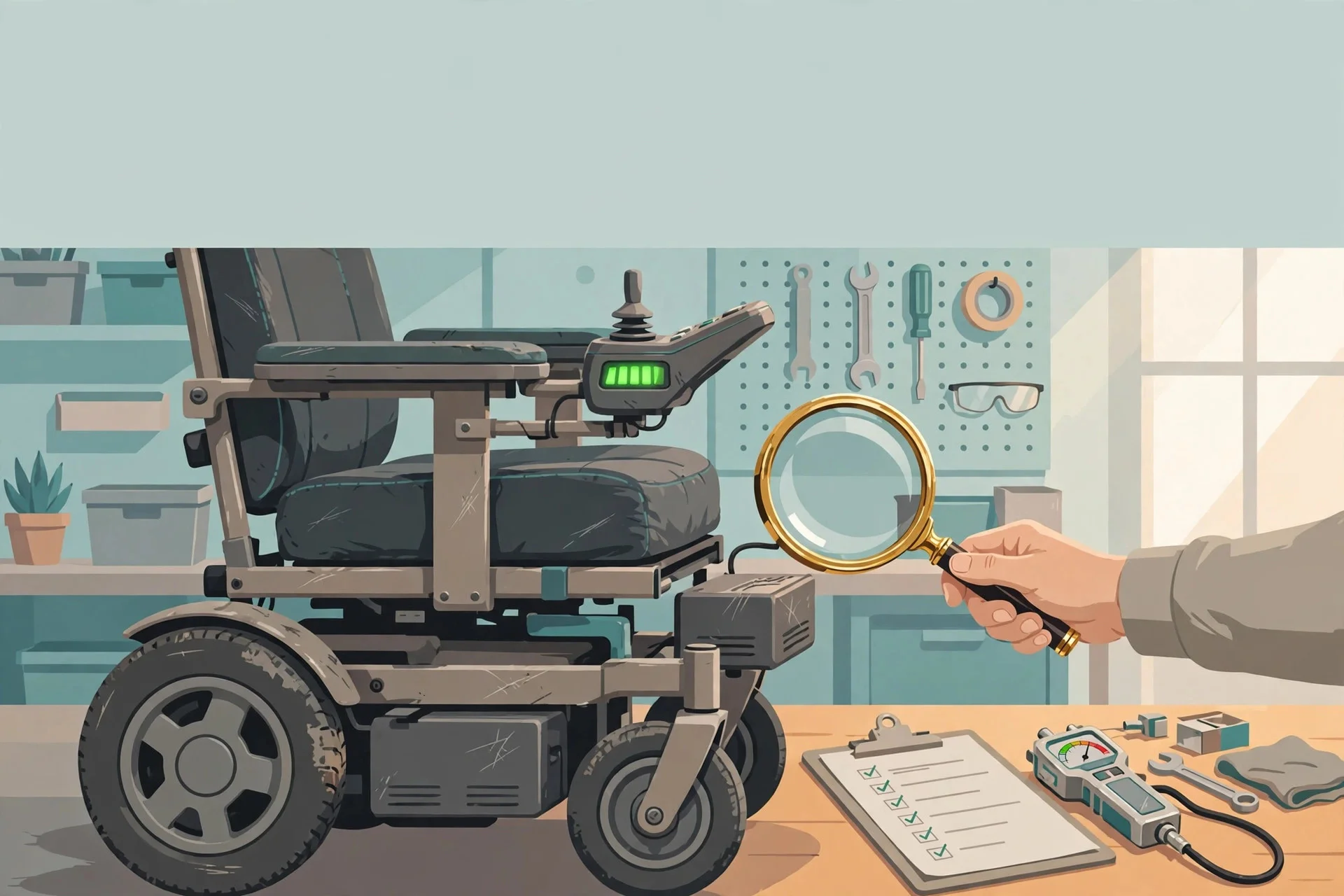 Used Power Wheelchair Buying Checklist: Battery, Controller, and Seats