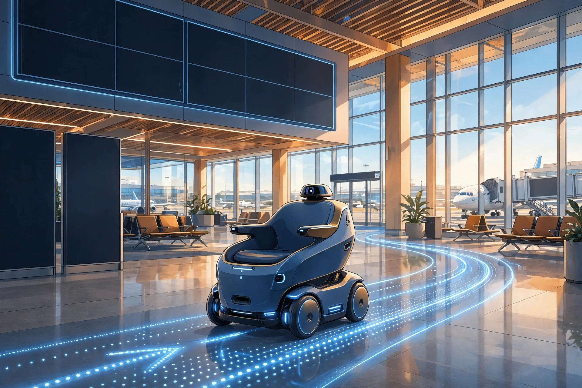 US airports with self-driving wheelchairs in 2026: where to find them