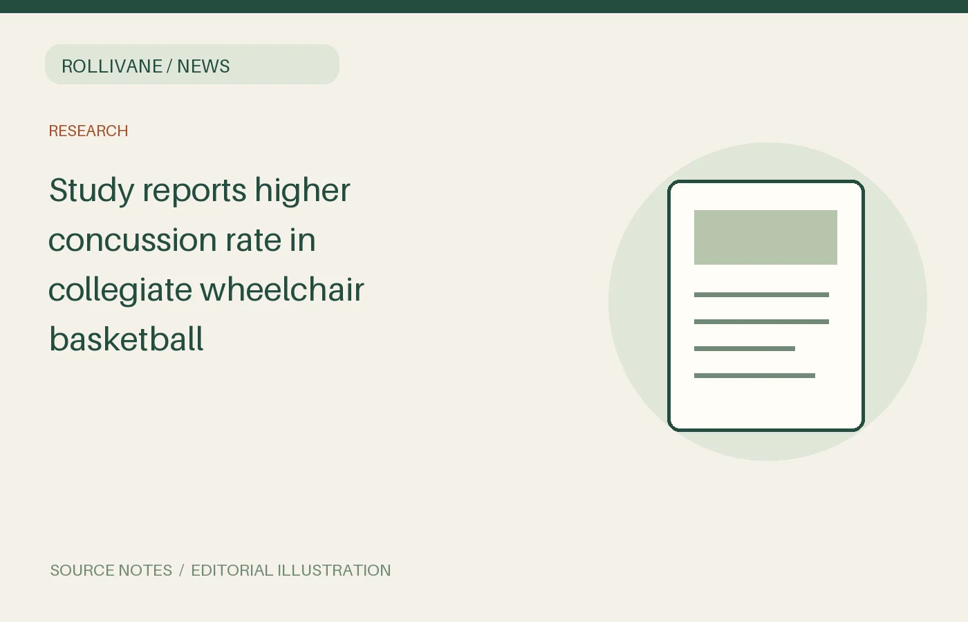 Study reports higher concussion rate in collegiate wheelchair basketball