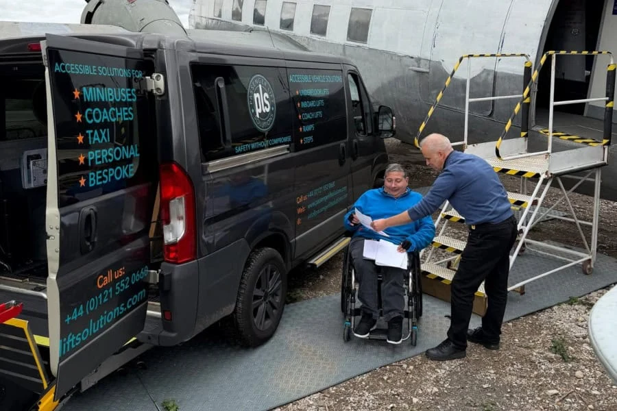 A wheelchair boarding solution for Blackbushe’s historic aircraft