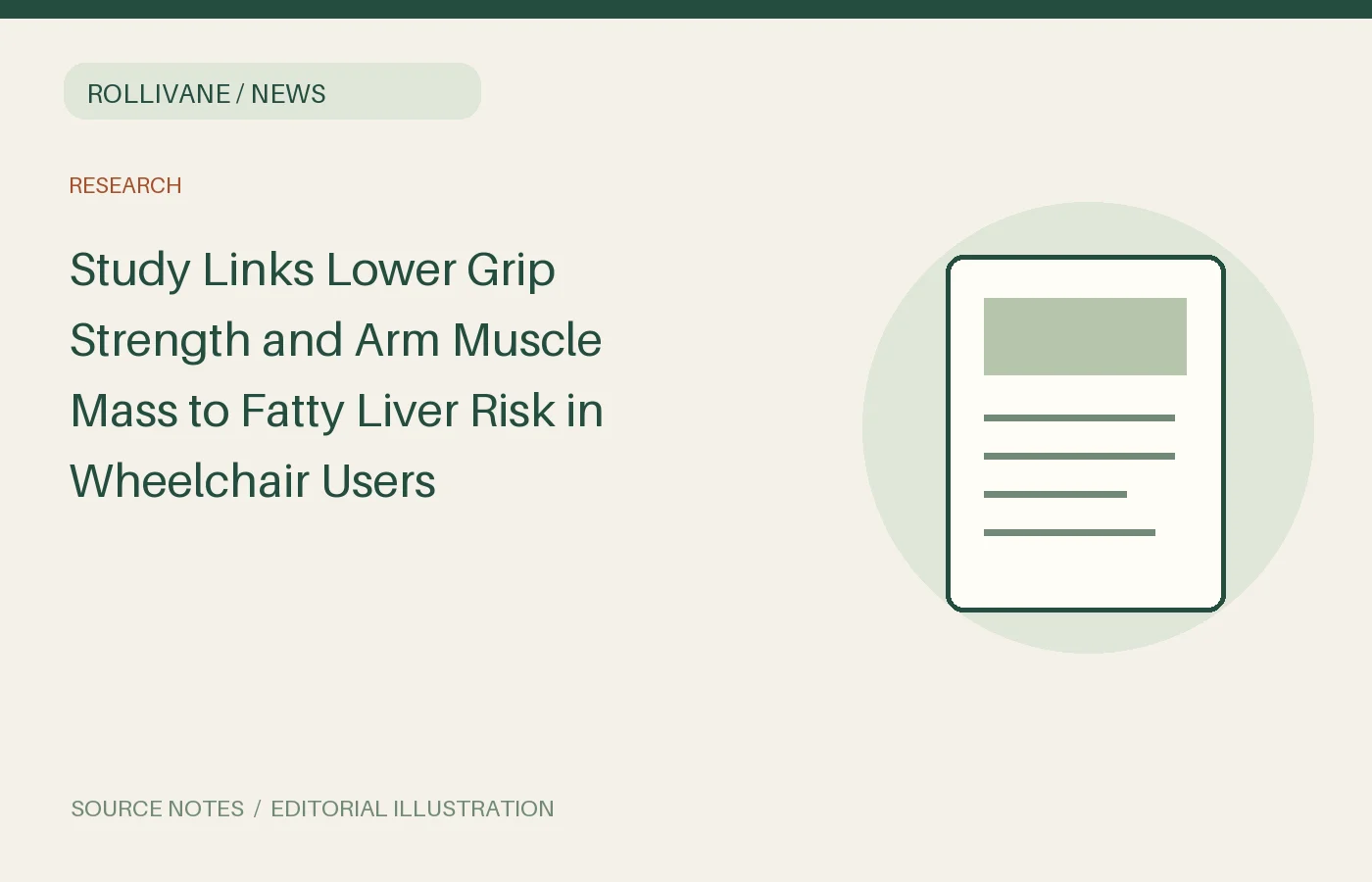 Study Links Lower Grip Strength and Arm Muscle Mass to Fatty Liver Risk in Wheelchair Users