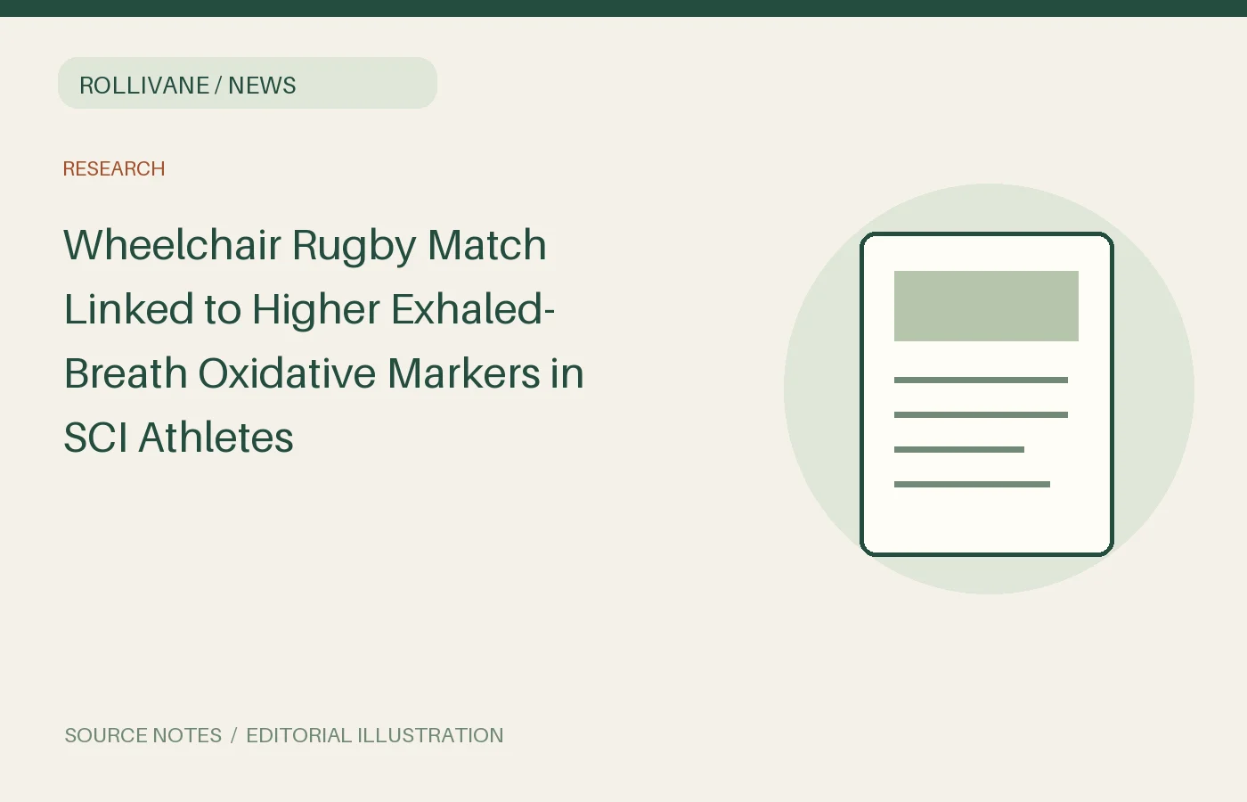 Wheelchair Rugby Match Linked to Higher Exhaled-Breath Oxidative Markers in SCI Athletes