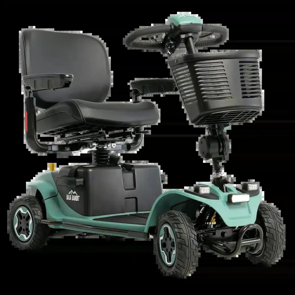 Pride Mobility presents the Baja Bandit for challenging terrain
