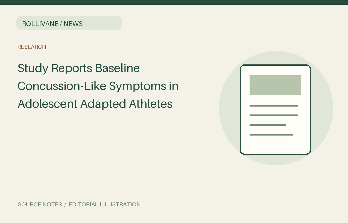 Study Reports Baseline Concussion-Like Symptoms in Adolescent Adapted Athletes