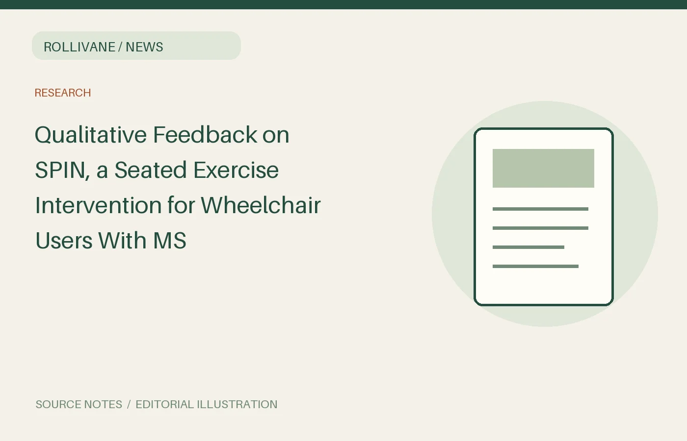 Qualitative Feedback on SPIN, a Seated Exercise Intervention for Wheelchair Users With MS