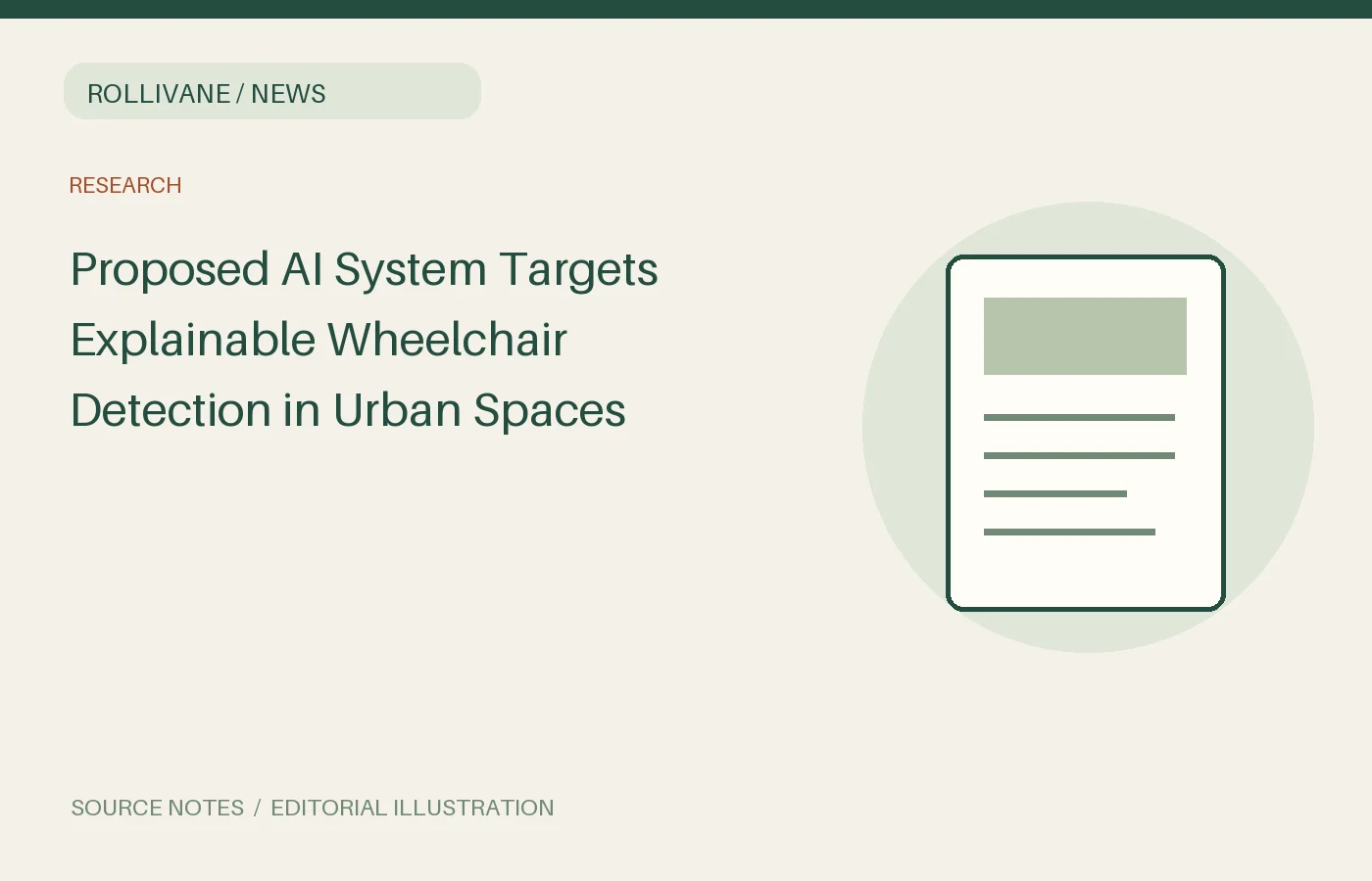 Proposed AI System Targets Explainable Wheelchair Detection in Urban Spaces