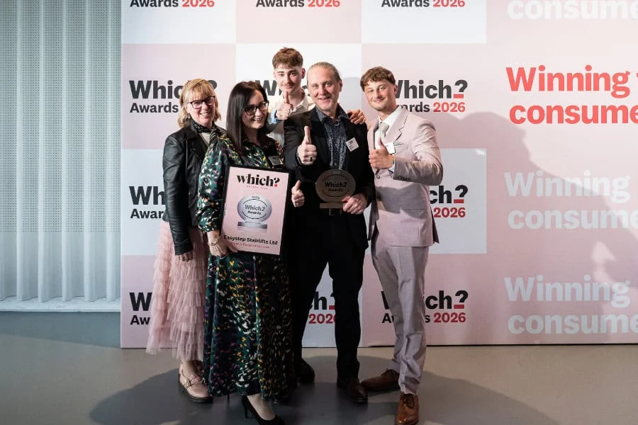 Easystep Stairlifts named Which? Trusted Trader of the Year 2026