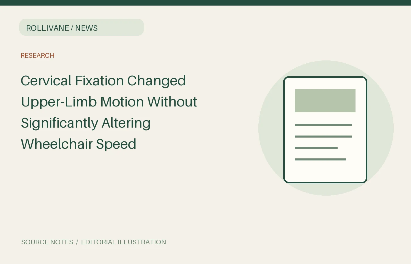 Cervical Fixation Changed Upper-Limb Motion Without Significantly Altering Wheelchair Speed