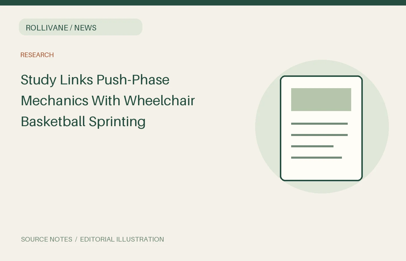 Study Links Push-Phase Mechanics With Wheelchair Basketball Sprinting