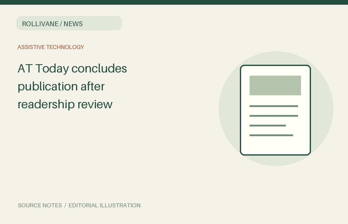 AT Today concludes publication after readership review