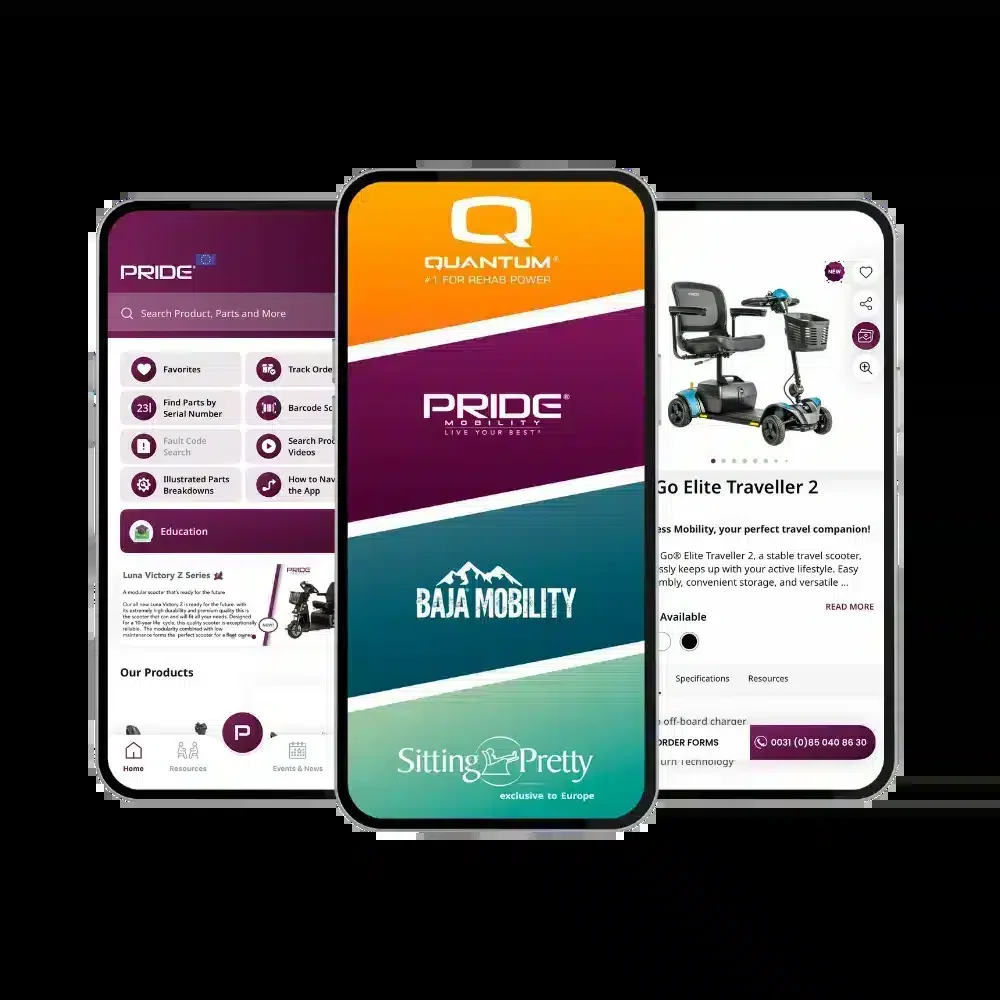 PQ-365 mobile app combines Pride and Quantum Rehab resources