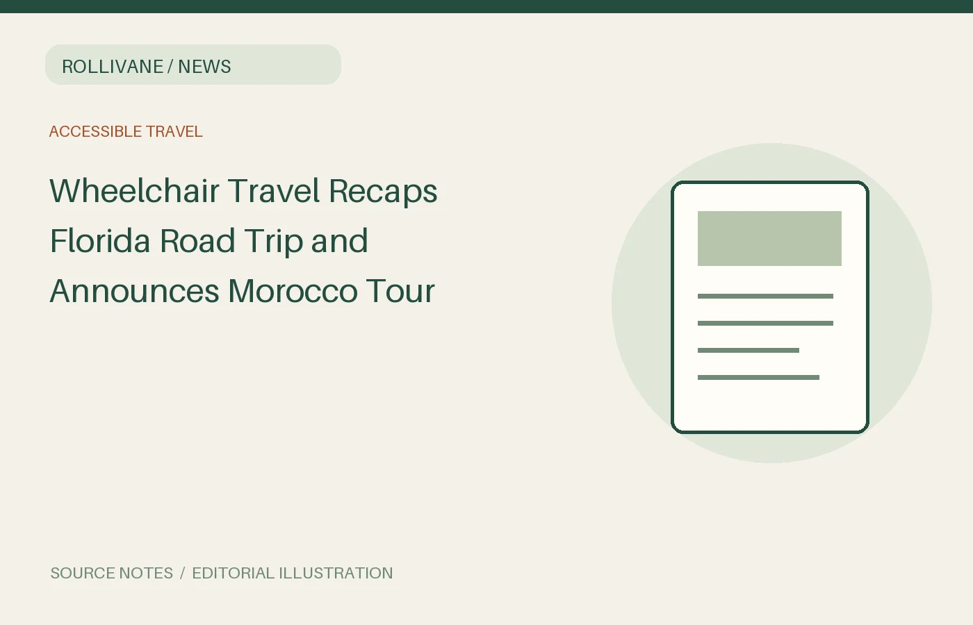 Wheelchair Travel Recaps Florida Road Trip and Announces Morocco Tour