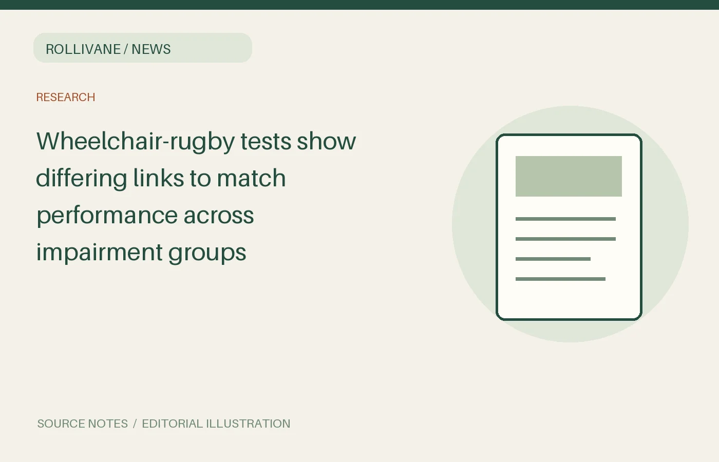 Wheelchair-rugby tests show differing links to match performance across impairment groups