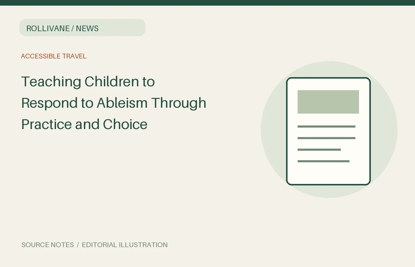 Teaching Children to Respond to Ableism Through Practice and Choice