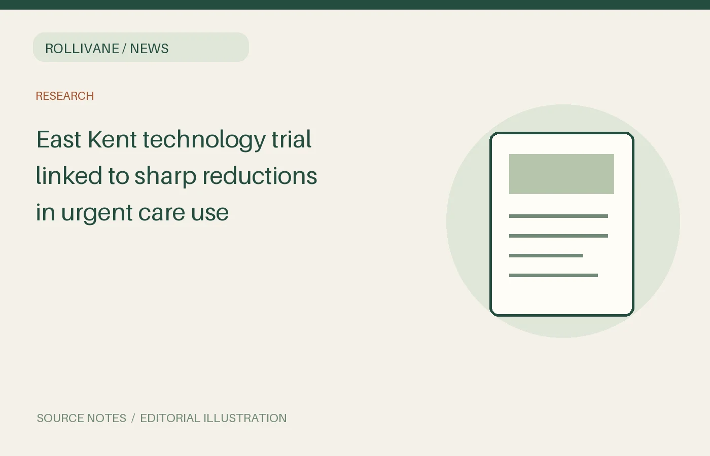 East Kent technology trial linked to sharp reductions in urgent care use