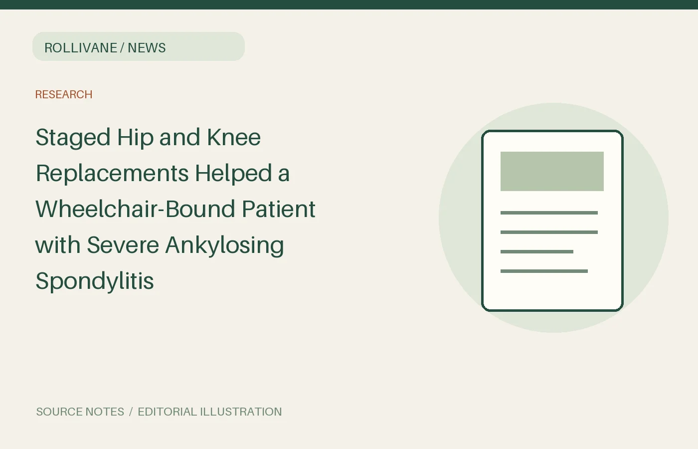Staged Hip and Knee Replacements Helped a Wheelchair-Bound Patient with Severe Ankylosing Spondylitis