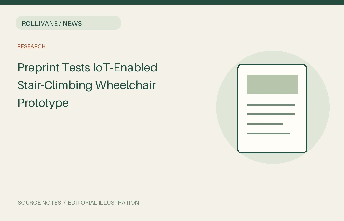 Preprint Tests IoT-Enabled Stair-Climbing Wheelchair Prototype