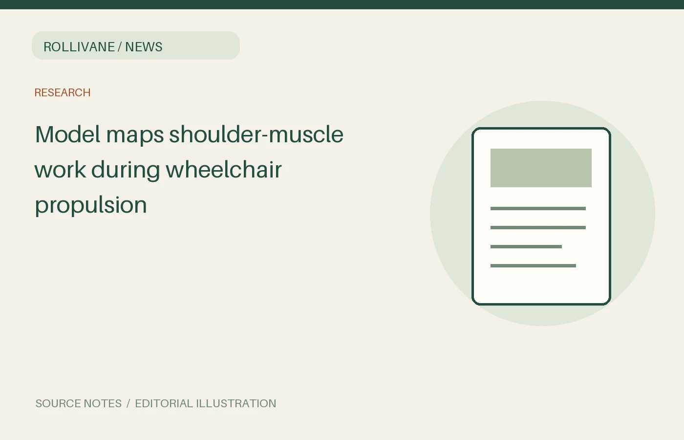 Model maps shoulder-muscle work during wheelchair propulsion