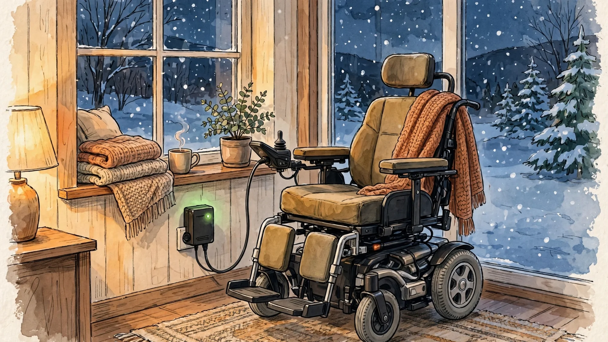 Cold Weather Battery Care: Keep Your Power Wheelchair Charged All Winter