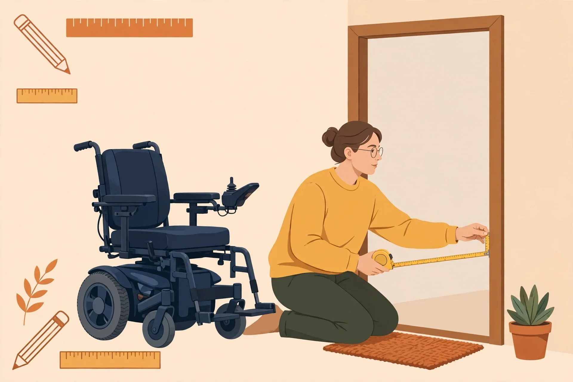 Will Your Power Wheelchair Fit Through Your Doors? A Measuring Guide